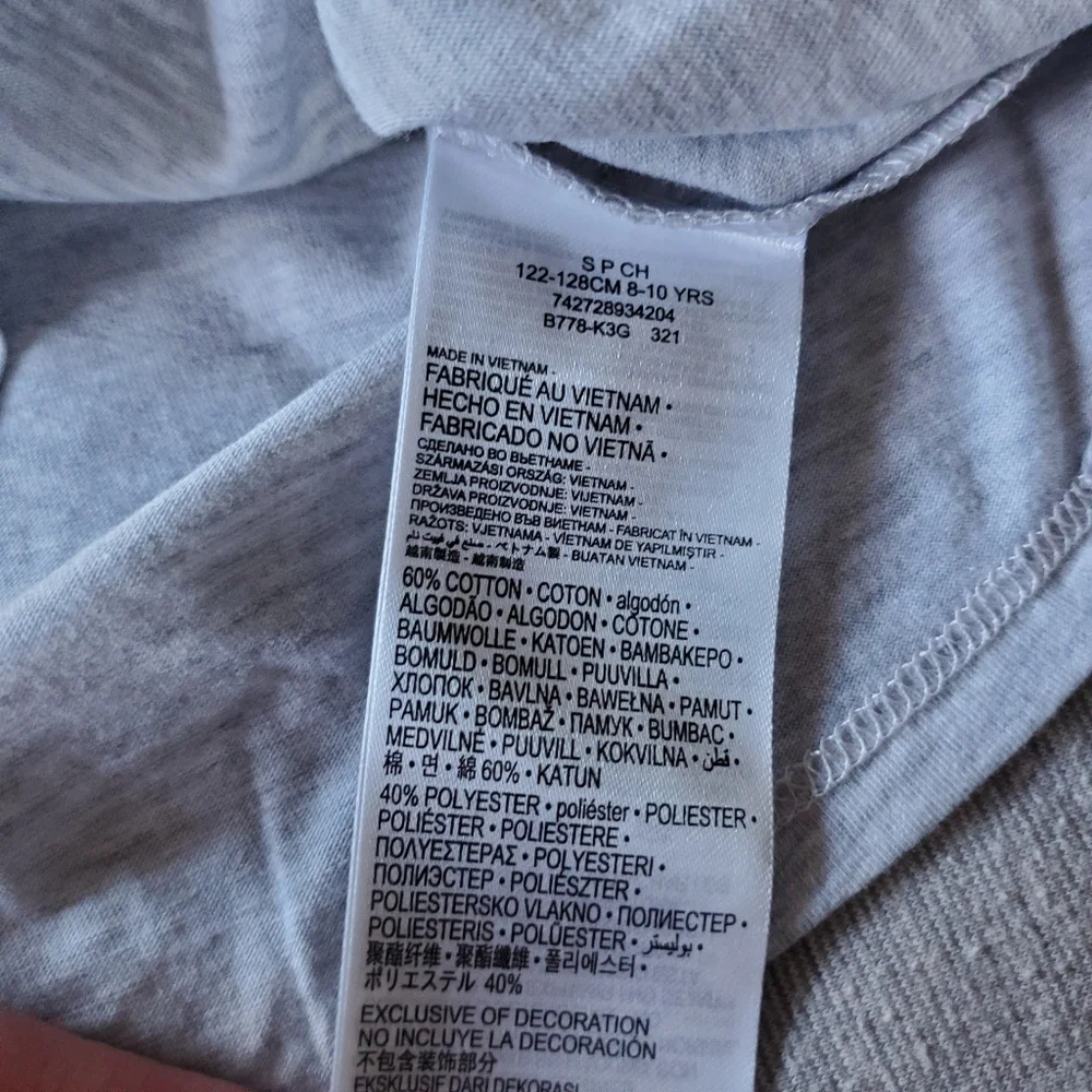 ⭐ 4/$20 Converse‎ Girls T-shirt Small NWT